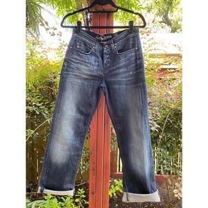 MiH London Boy Cropped Slouch Leg Jeans